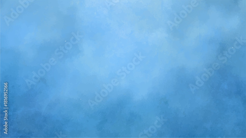 Abstract Soft Blue Watercolor Texture Background Cloudy Gradients with Smooth Blending.  Artistic Canvas for Hazy Sky, Baby Shower Designs, Calm Wallpapers & Creative Backdrops.