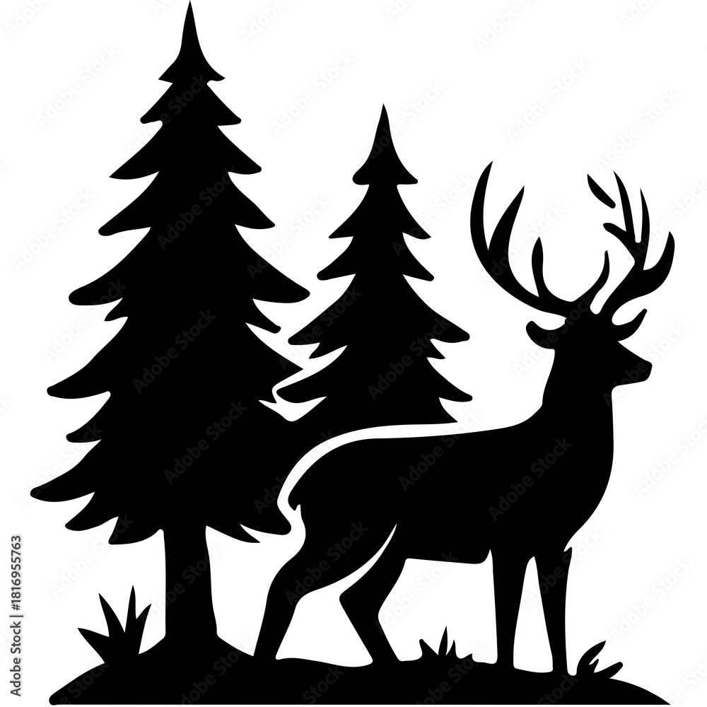 Obraz premium deer in the forest