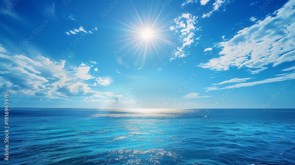 Fototapeta premium Endless Blue Horizon