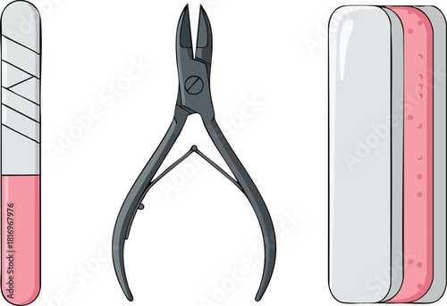 Essential Manicure Tools Clippers, Files, and Buffers for Nail Care