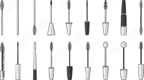 Collection of Mascara Wands Beauty and Makeup Essentials
