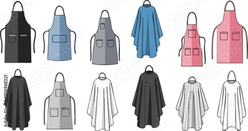 Aprons and Ponchos Collection A Variety of Designs for Culinary and Crafting Needs