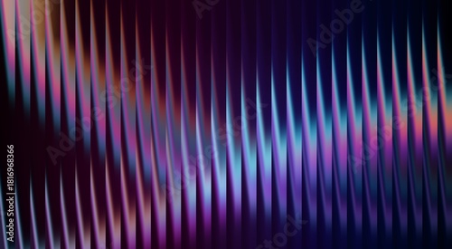 Abstract of an iridescent textured background with bright colors and wavy lines
