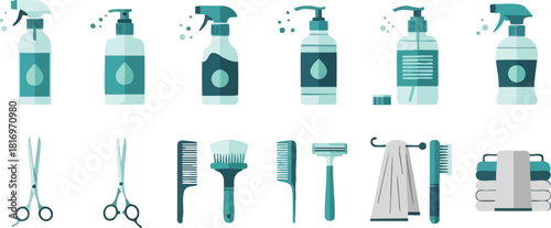 Styling Tools An Array of Barber Accessories and Grooming Aids