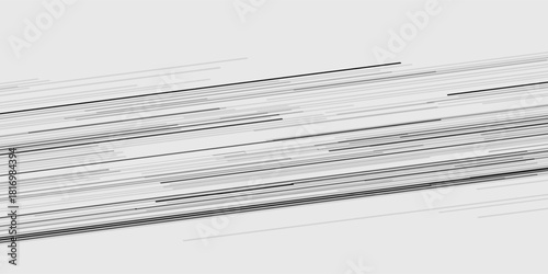 Slant line halftone gradation texture. Fading diagonal stripe gradient background. Black oblique pattern backdrop. Vanishing thin parallel line wallpaper for overlay