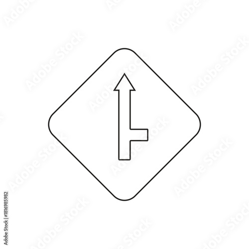 intersection with priority
