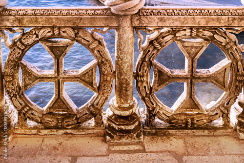 2023, Lisbon, Portugal. Belem Tower, a medieval fortress perched on the Tejo (Tagus) River. A UNESCO World Heritage Site, symbol of Portugal’s maritime heritage, dating back to the early 16th century.