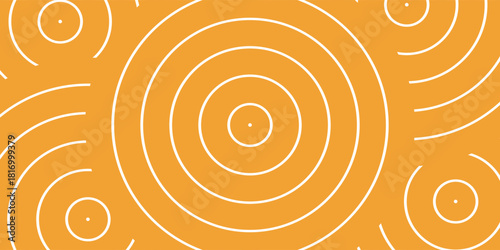 background Luxury patern Gold Yellow Line Round Shape Abstract. vector eps 10.