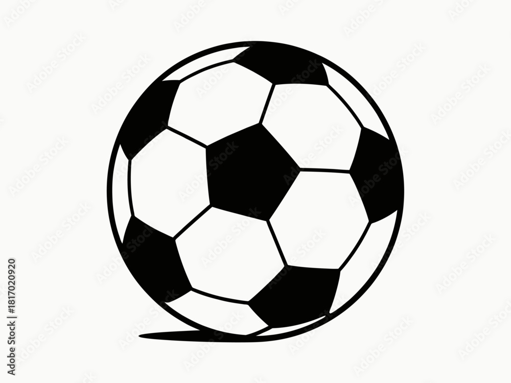 Obraz premium Soccer ball pics, vector style