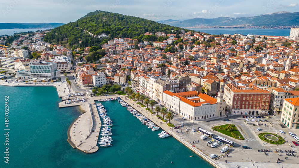 Fototapeta premium Historic Split Coastal View