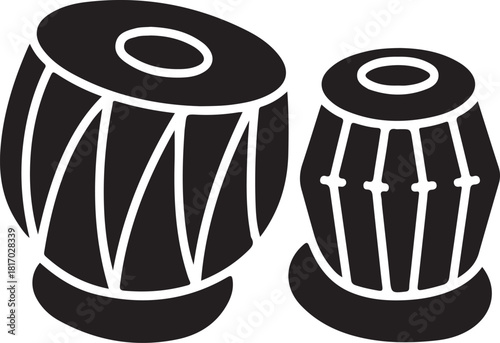 Vector illustration of a traditional vintage silver beer barrel, glass, and ceramic cup container decoration object