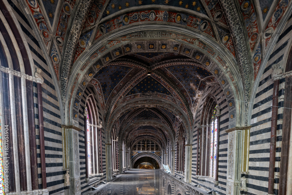 Obraz premium Interior of Siena Cathedral - Siena, Italy