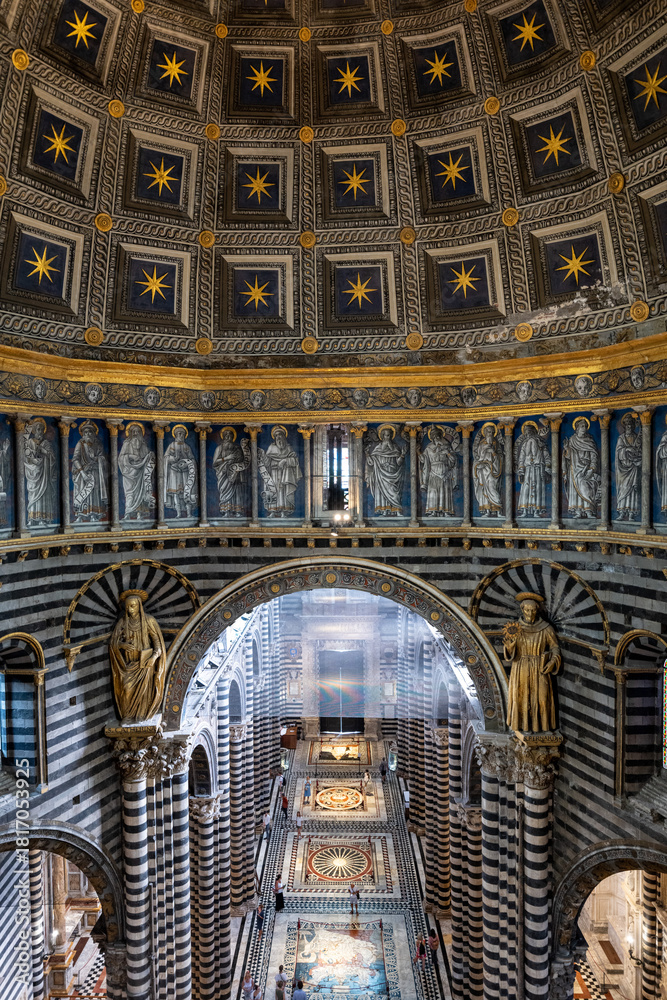 Naklejka premium Interior of Siena Cathedral - Siena, Italy