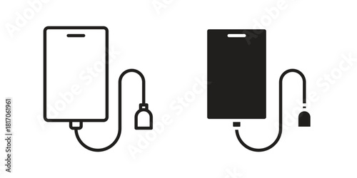 External hard drive icon for your website design, logo, app, UI. EPS10
