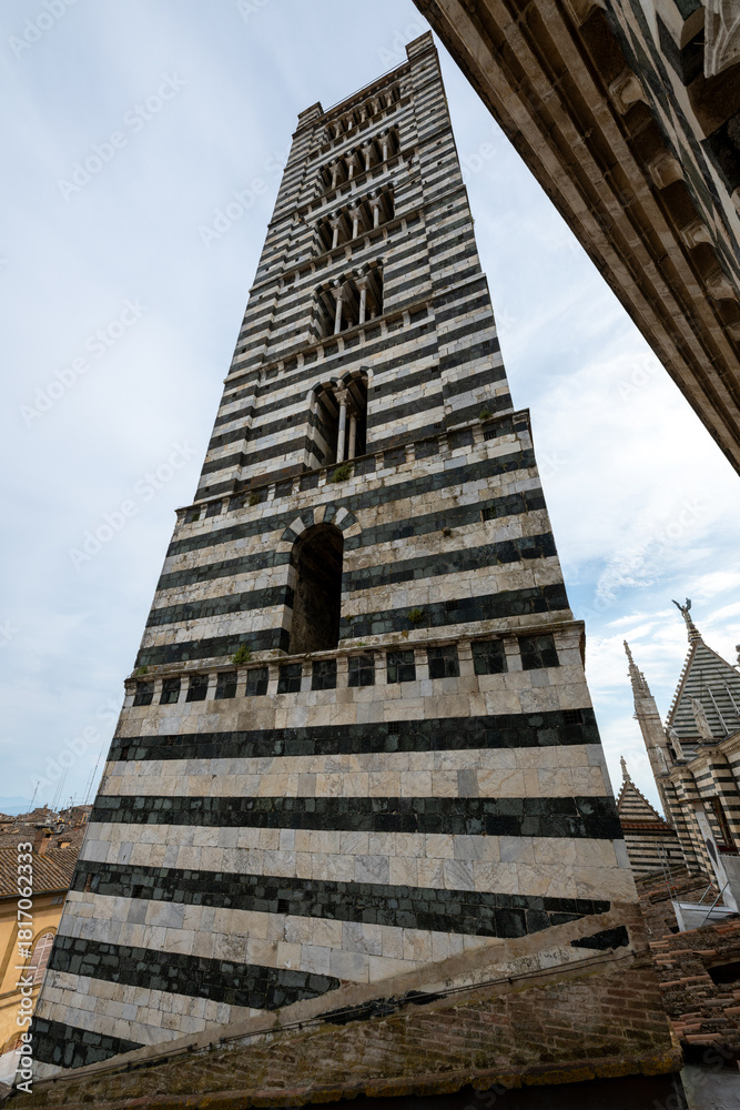 Naklejka premium Siena Cathedral Bell Tower - Siena, Italy