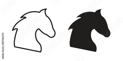 Horse icon for your website design, logo, app, UI. EPS10