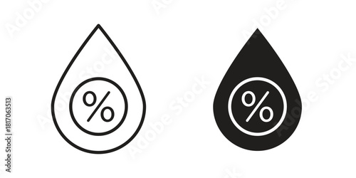 Humidity icon for your website design, logo, app, UI. EPS10