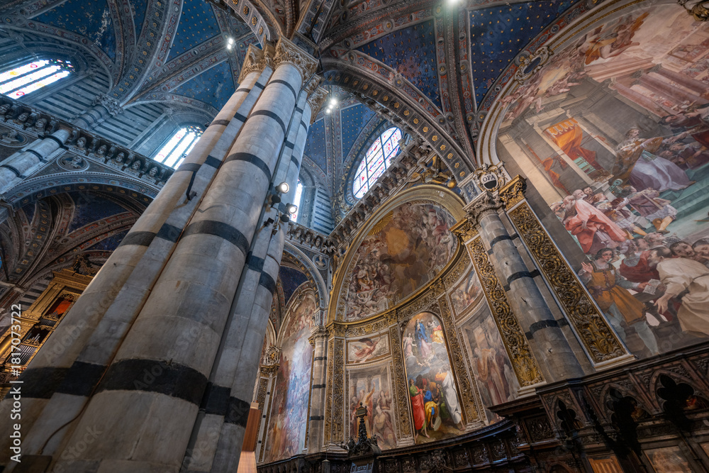 Obraz premium Siena Cathedral Interior - Siena, Italy
