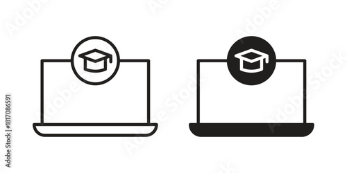 E learning icon designs collection for mobile, ui, web.