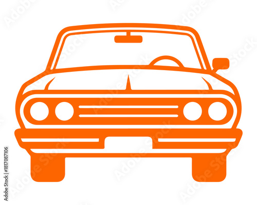 
🎯 SEO Title & Keywords
Searchable Title (190 Characters Max)
Front View Orange Retro Car Clipart: Classic American Muscle Vehicle Vector Graphic, Vintage Automobile Icon Outline for T-Shirts, Logos,