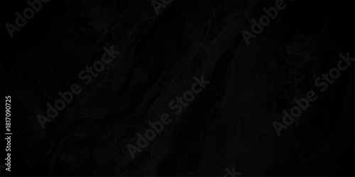 Dark black grunge texture paper background with subtle light flash and faint night sky pattern