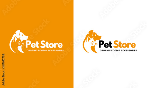 Elegant Modern Pet Store Logo Design