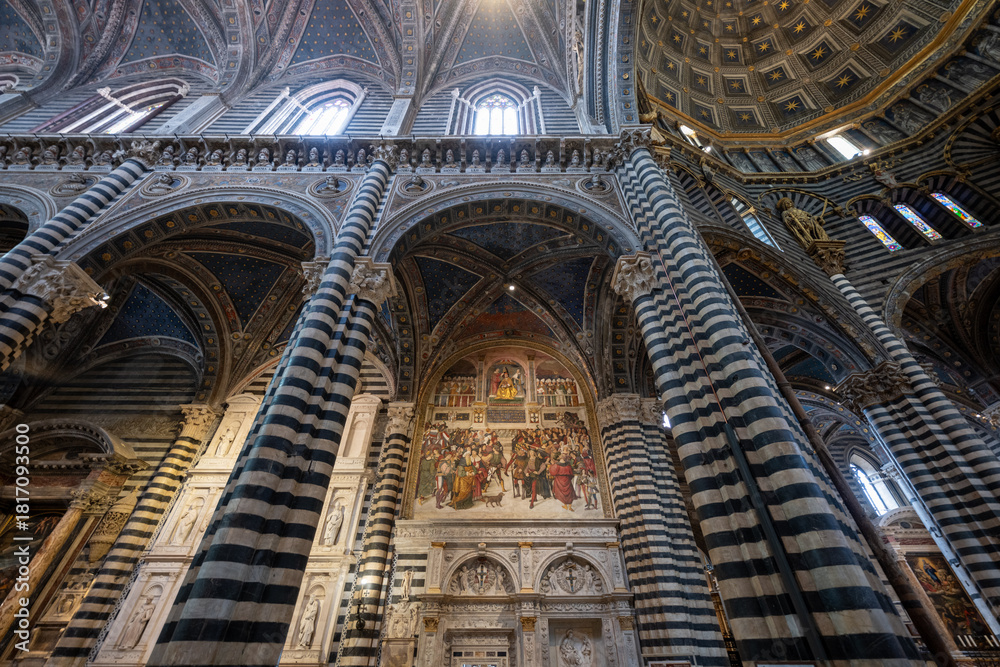 Obraz premium Siena Cathedral Interior - Siena, Italy