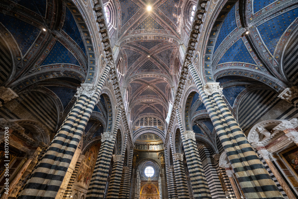Naklejka premium Siena Cathedral Interior - Siena, Italy