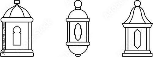 Islamic Lantern icons