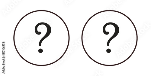 Help icon symbol. Vector EPS 10. line and glyph icon