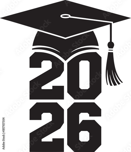 Class of 2026 design for graduation celebrate achievement success graduation