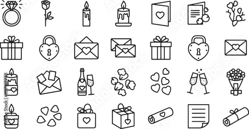 Diamond ring icon sparkling on finger representing symbol of engagement present