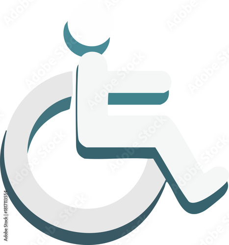 disabled icon vector