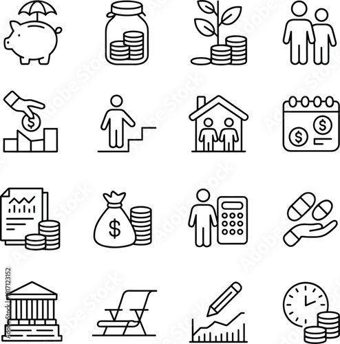 Pulley system physics diagram, two masses, tension and acceleration, Newton’s laws, force analysis, educational vector, mechanics concept
