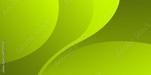 leaf green curve minimalist abstract background. Vector illustration	