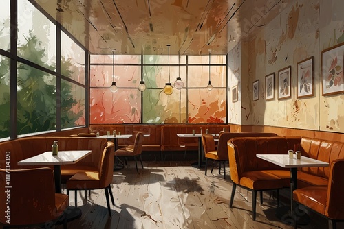 interior of a restaurant