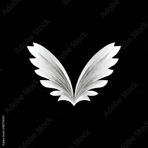 Elegant Swan Swimming Gracefully on Misty Lake

