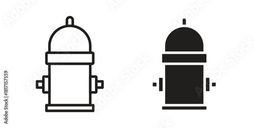 Fire hydrant icon for web and app. vector illustration eps