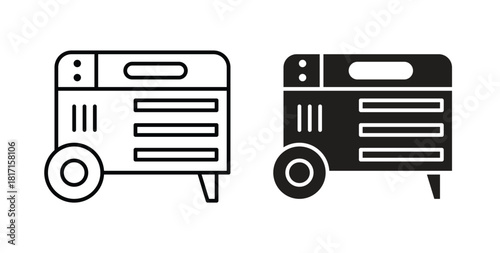 Generator icon for web and app. vector illustration eps