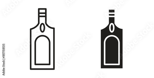 Gin icon for web and app. vector illustration eps