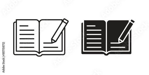 Homework icon for web and app. vector illustration eps