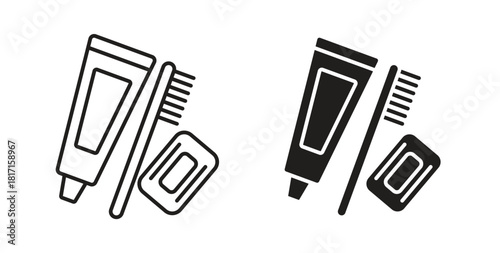 hygiene kit icon for web and app. vector illustration eps