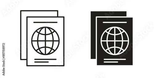 Immigration icon for web and app. vector illustration eps