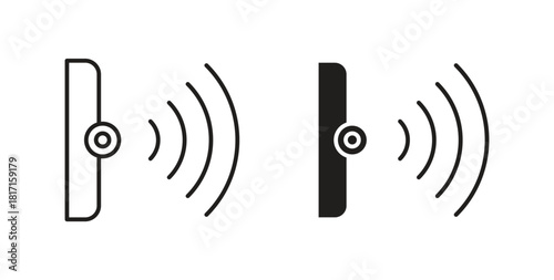 Infrared icon for web and app. vector illustration eps