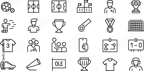 "Collection of 48 Sports and Activity Icons"
