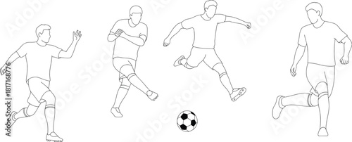 A Dynamic Display of Soccer Players in Action: Kicking, Passing, and Scoring on the Field