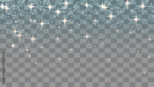 Sparkle Glitter Overlay on Transparent Background