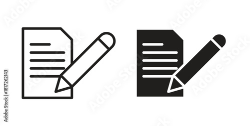 Form icon. filled flat sign for mobile concept and web design