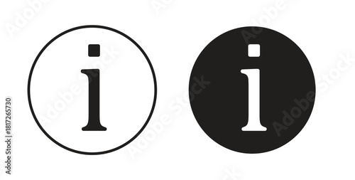 Info icon. filled flat sign for mobile concept and web design