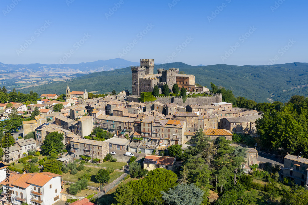 Fototapeta premium Torre Alfina Castle - Torre Alfina, Italy